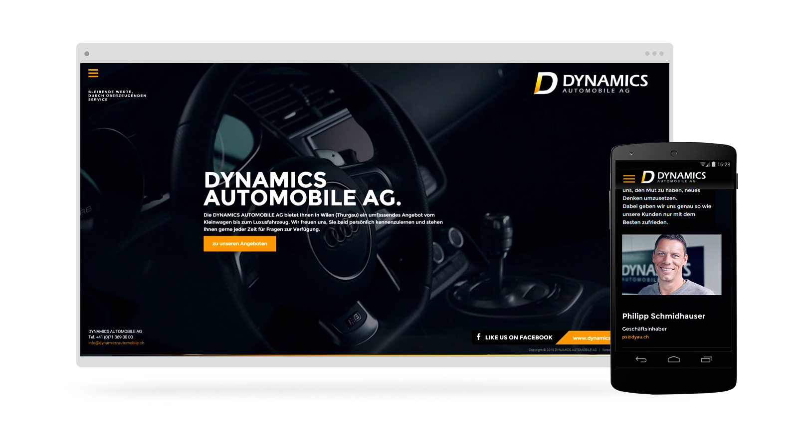 Automobile Garage Webdesign