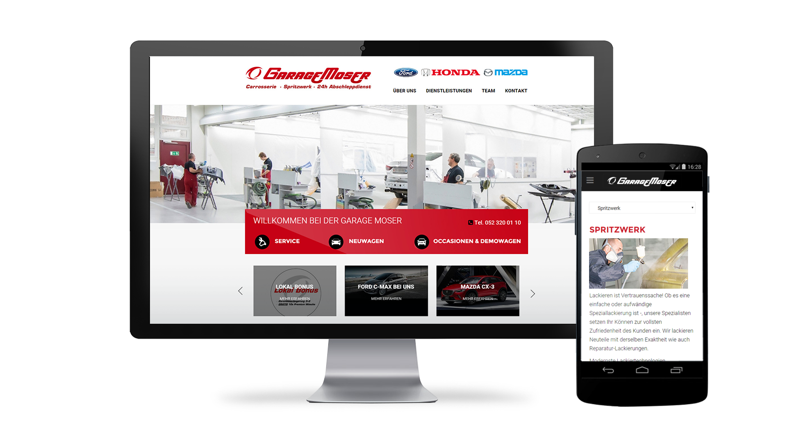 Garage Webdesign Winterthur