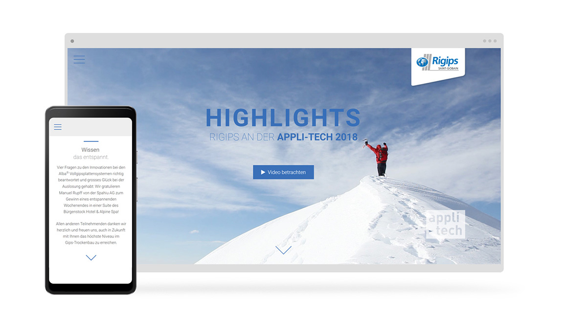 webdesign landingpage