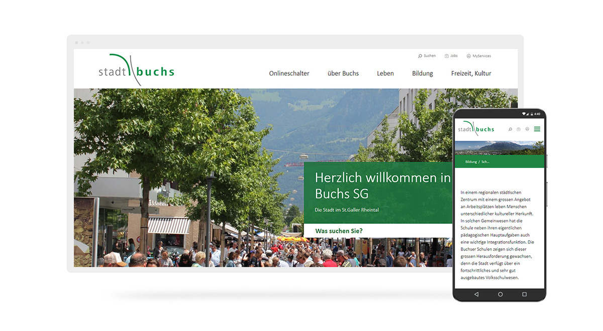 gemeinde webdesign